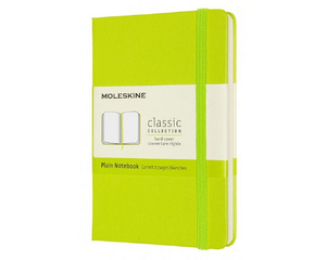 Блокнот Moleskine Classic Pocket A6 96 листов без линовки салатовый на сшивке (90x140 мм)